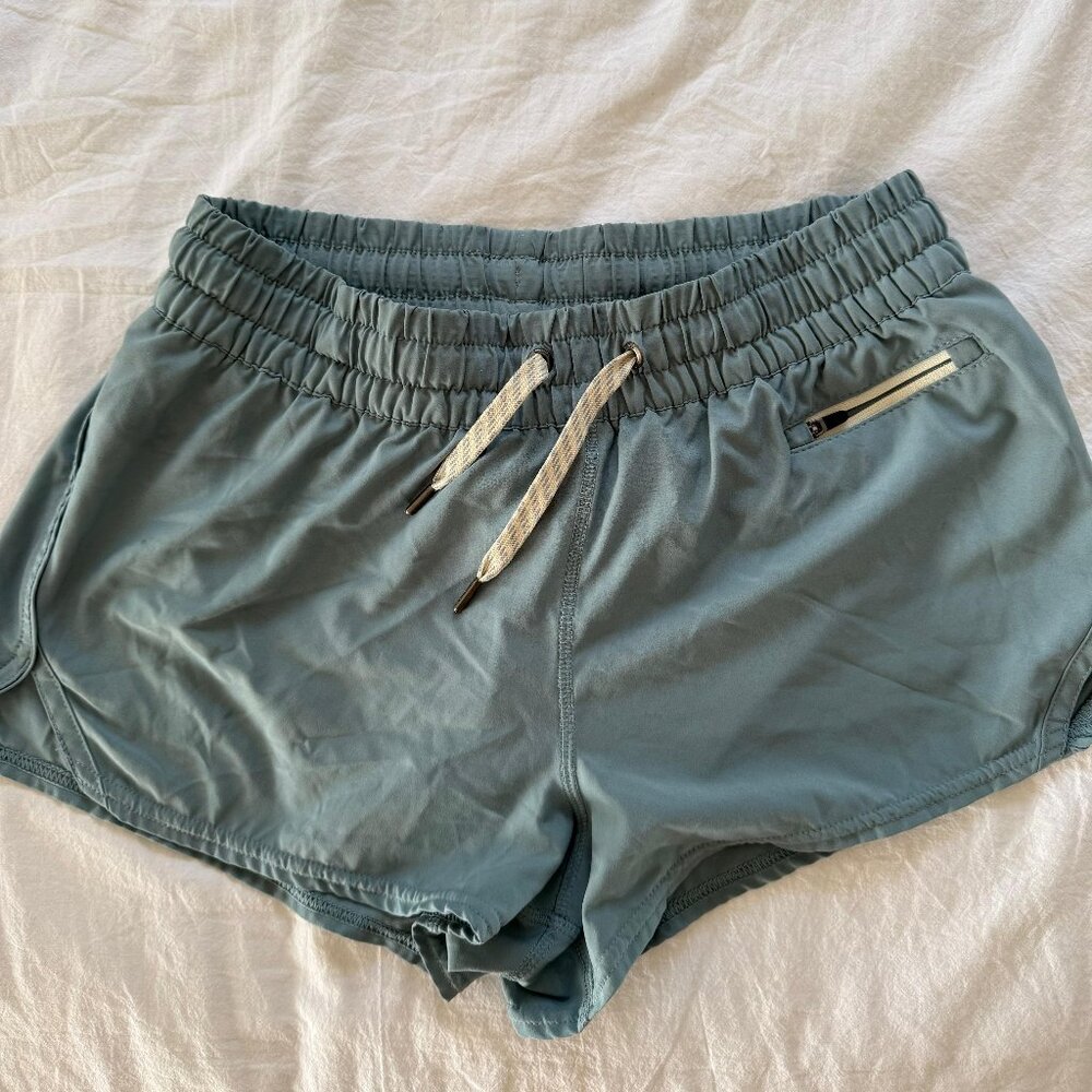 Vuori Blue Drawstring Shorts Size Small